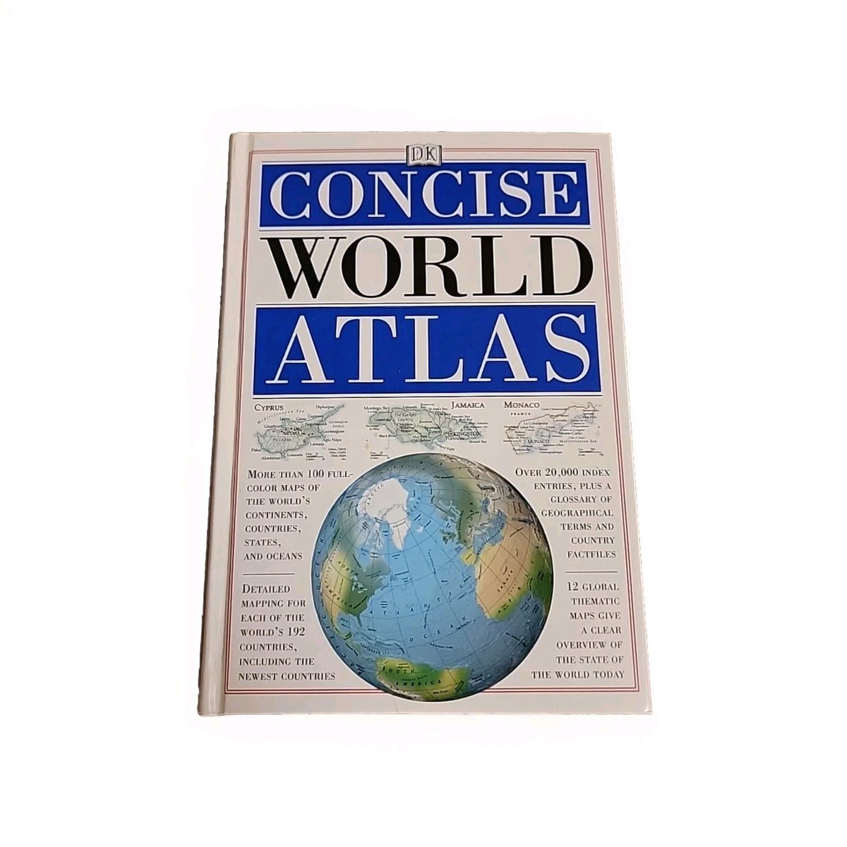 ATLAS セット DK Concise World Atlas by DK Publishing 100 full color maps 1997