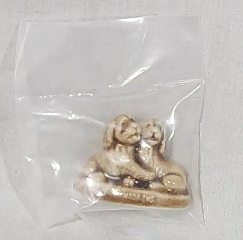 Puppies Red Rose Tea Wade Whimsie Figurine Pet Shop Friends Series Six Sealed