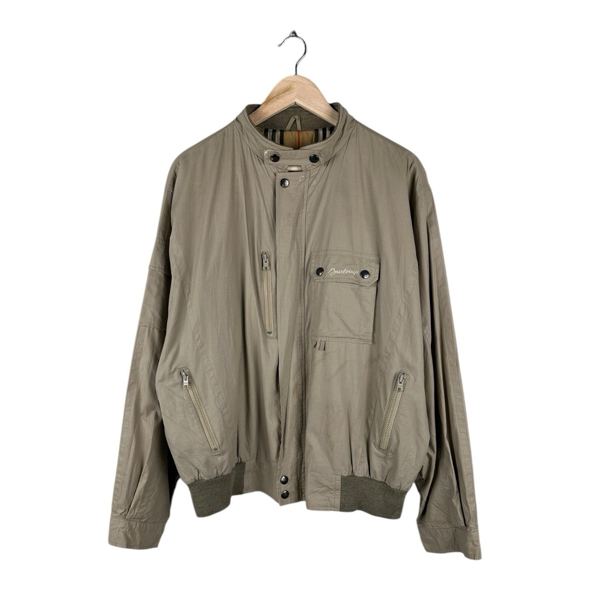 90s Vintage BURBERRY LONDON Harrington Jacket Check Nova 90s Vintage BURBERRY LONDON Harrington Jacket Check Nova