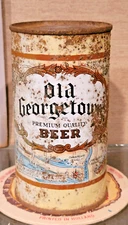 1955 GEORGETOWN FLAT TOP BEER CAN HEURICH BREWING WASHINGTON DC