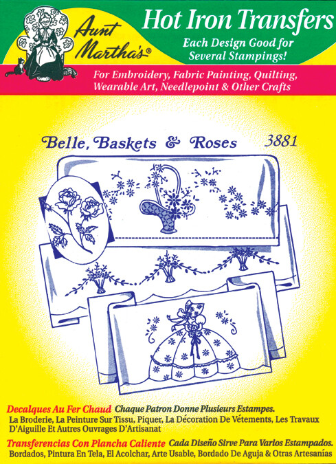 Aunt Martha's Iron-On Transfers-Linen & Monograms | eBay