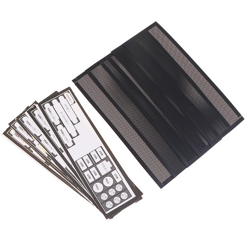 5pc PVC Dust Filter Universal DIY Shield Back Plate For Computer Chassis I/O GF - Zdjęcie 7 z 12