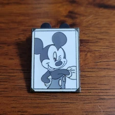 Disney Trading Pin Mickey Mouse Black White Snapshot