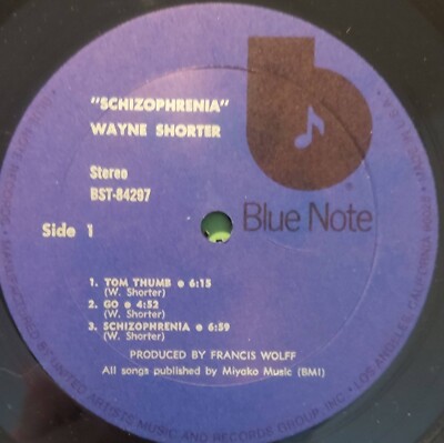 WAYNE SHORTER LP SCHIZOPHRENIA BLUE NOTE HERBIE HANCOCK RON CARTER