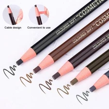 Waterproof Eyebrow Pencil Brow Liner Definer Black Blonde Dark Brown 2024|NEW