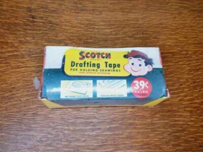 Vintage 3M Scotch Drafting Tape Dispenser Full Case 3/4'' #172 New Old Stock