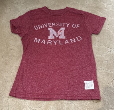 Retro Brand University Of Maryland Youth Medium Red T-shirt Terps