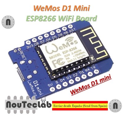 Mini NodeMcu 4M bytes Lua WIFI Development Board ESP8266 for D1 mini V2 ...