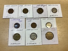 germany 21 coin collection lot