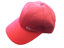 Cadillac SCRIPT Hat / Cap RED velcroback