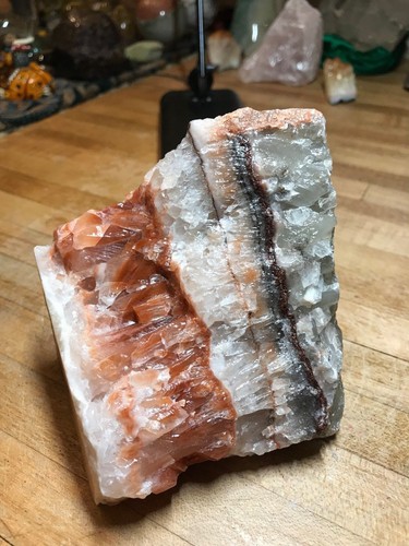 Multicolored Calcite Crystal Mineral Gemstone Medium Natural Rock Specimen 005 - Picture 9 of 12