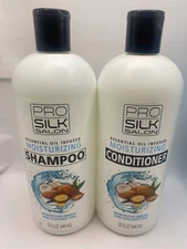 Pro Silk Salon Conditioner & Shampoo Moroccan Argan & Coconut Oils. 32 oz each