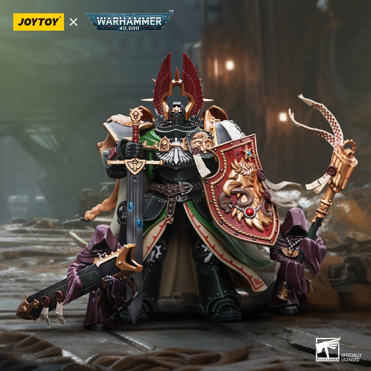 1/18 JoyToy War Hammer 40K Dark Angels Primarch Lion El'Jonson | eBay