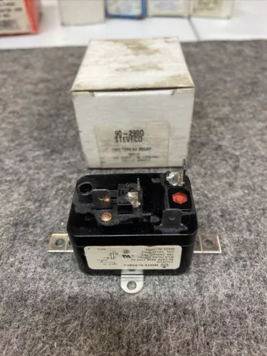 White Rodgers Steveco 90-290q General Purpose Fan Relay 24v coil New