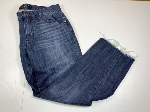 Lucky Brand Mens Jeans 221 Original Straight Leg Dark Distressed Size