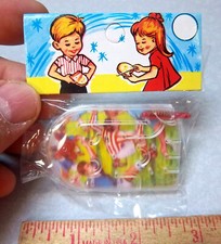 vintage 1960 kids dime store toy, Pinball game, works fine, in original package