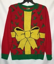 Forum Novelties Present Ugly Christmast Xmas Sweater New Large