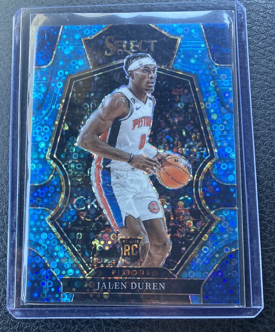 2022-23 Select Light Blue Disco Premier Level Jalen Duren RC 60/99 #176