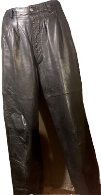 Marc Buchanan Pelle Pelle Leather Pants Size 30 | eBay