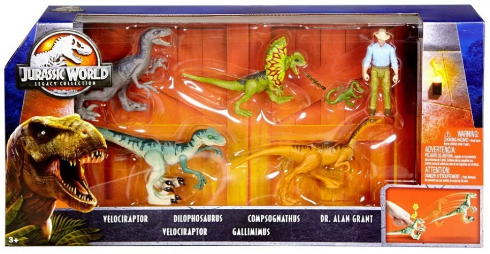 Fallen Kingdom Legacy Collection Dr. Alan Grant Dinosaurs Action