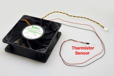 Nidec 120mm x 38mm 12V DC Fan with Thermistor Probe
