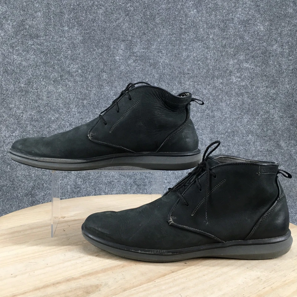 Botas Skechers Mark Nason para Hombres 12 Dewsbury Tres Ojos Chukka 68122 Cuero Negro Foto 2 de 4