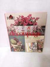 Decoupage The Easy Way  Book By Plaid Craft Company Hardcover
