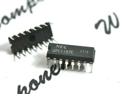 1PCS - NEC uPC1197C DIP-16 Integrated Circuit (IC) - NOS original