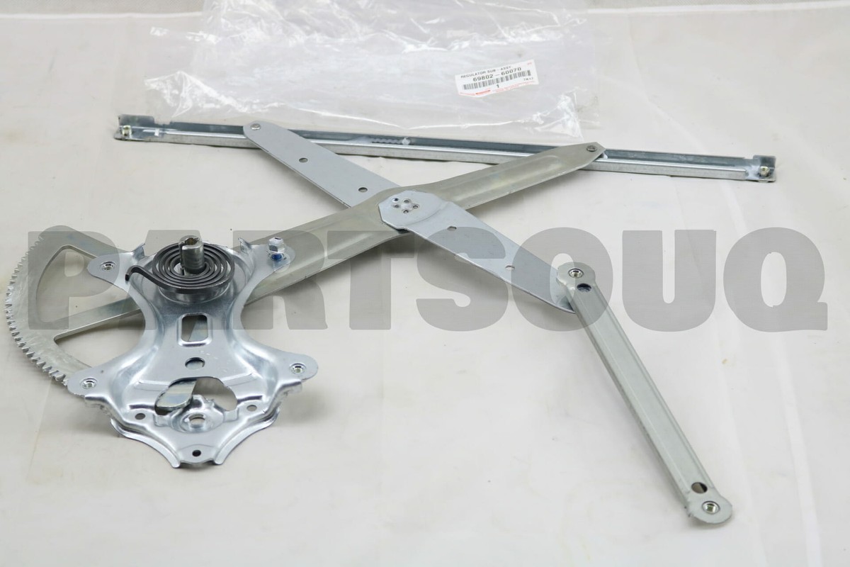 6980260070 Genuine Toyota REGULATOR SUB-ASSY, FRONT DOOR
