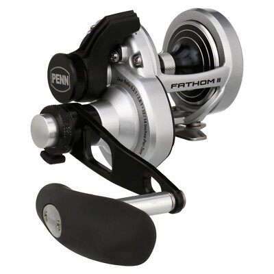 Penn NEU Fathom II Lever Drag 2-Gang Angelrolle - verschiedene Größen verfügbar