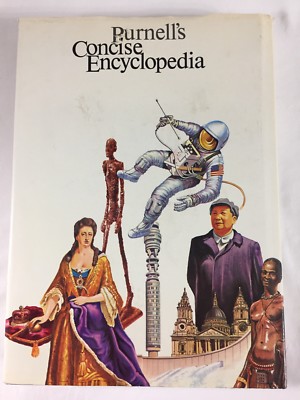 Vintage Purnell's Concise Encyclopedia In Colour Hardback Book