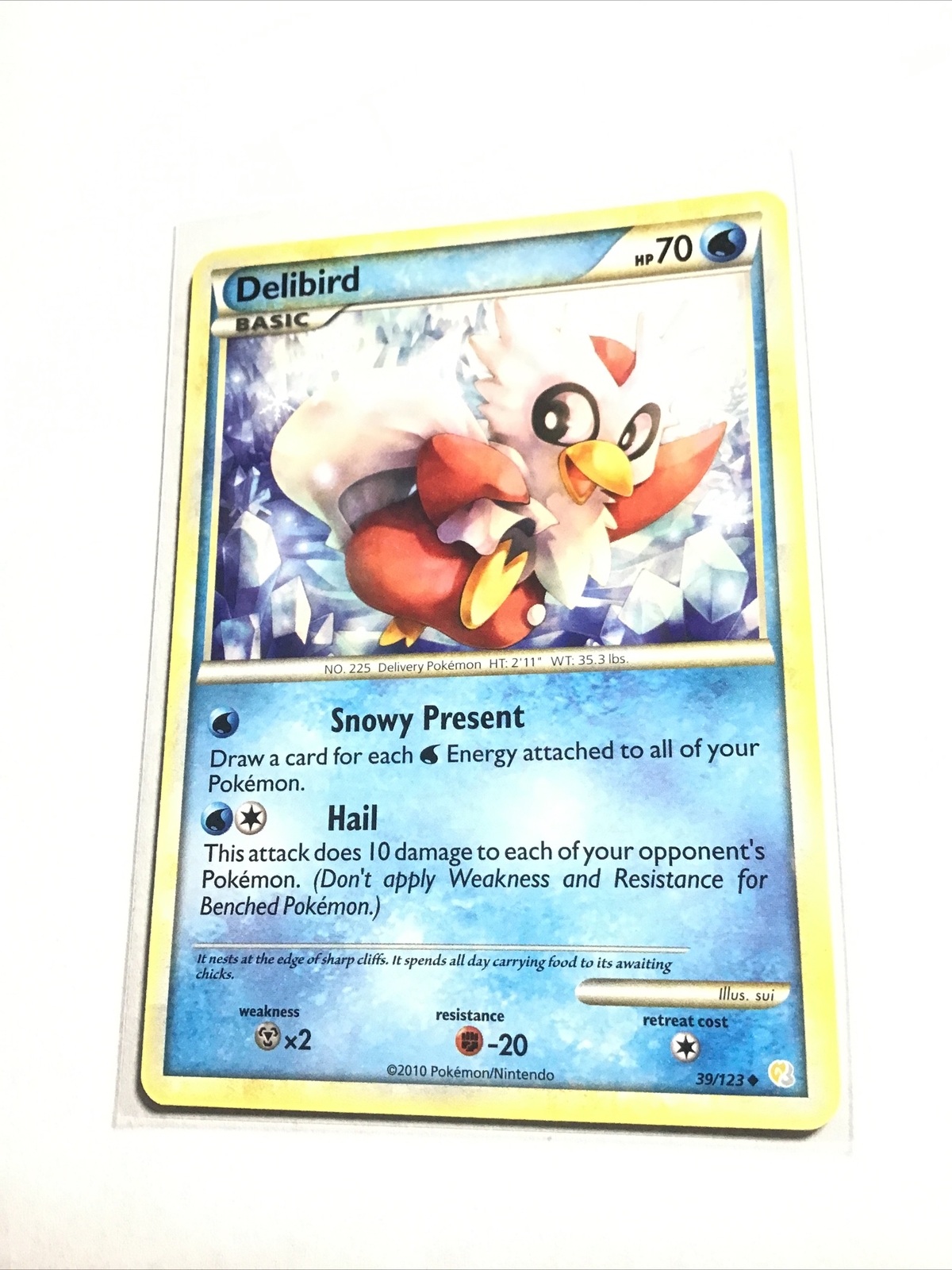 DELIBIRD - 39/123 - HeartGold SoulSilver HGSS - Pokemon Card - NM