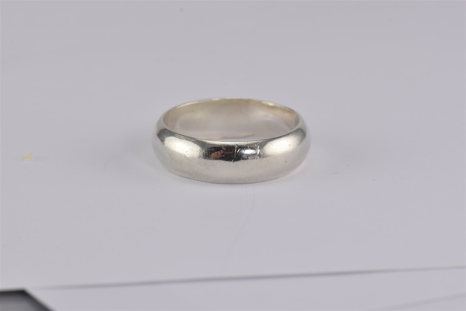 Sterling Silver Solid Rounded Side Simple Band Ri… - image 6