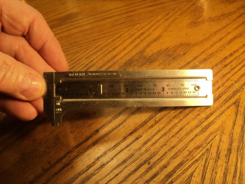 Vintage General/National 3" / 100mm Caliper Tool No. NS-132-ME 4-3/4" Long USA - Picture 16 of 17