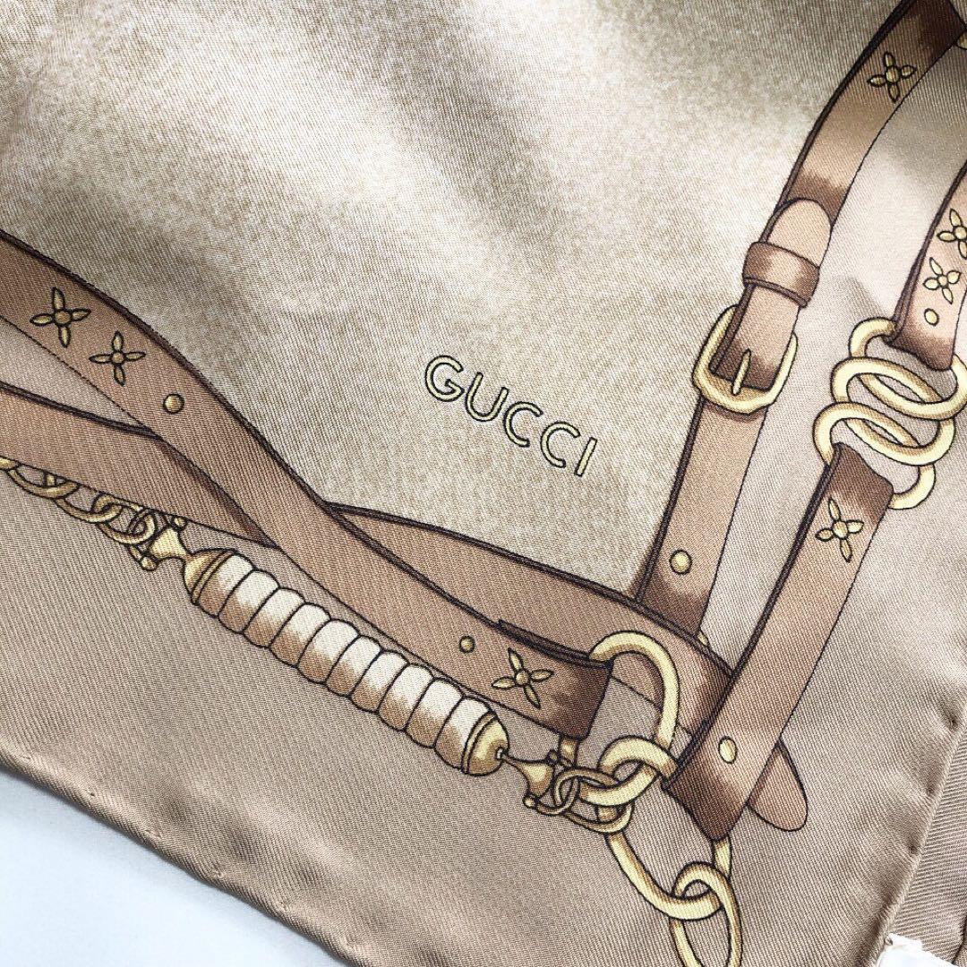 Gucci Scarf Silk Square 34.25x34.25in Gucci Scarf Silk Square 34.25x34.25in