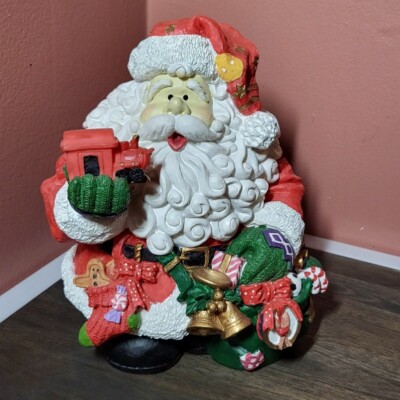 Vintage Sears Cast Resin Santa Christmas Decoration Figurine 8