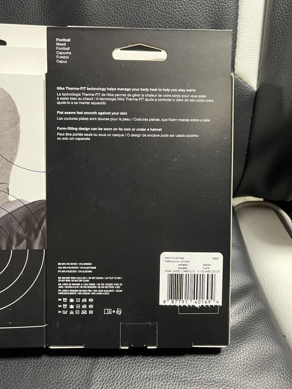 Nike Unisex Pro Hyperwarm Hood Ski Mask Gray eBay