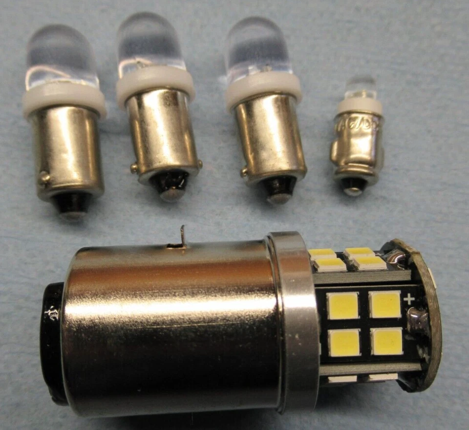 5 bombillas faros LED BMW 6V R60 R50/2 R60/2 R69 R69S R69US R50US R50S R67 R51/3 Foto 2 de 4