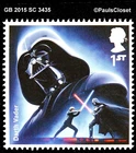 GB 2015 SC 3435 STAR WARS - DARTH VADER MINT NEVER HINGED OG VERY FINE