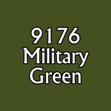 MILITARY GREEN Reaper Miniatures Master Series Paints REM09176 0.5 oz Bottle 