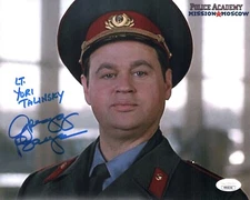 GREGG BERGER Signed POLICE ACADEMY MISSION MOSCOW 8x10 Photo Autograph JSA COA