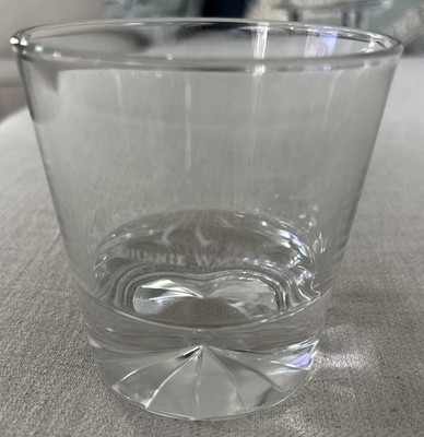 Johnnie Walker Our Blend Cannot Be Beat Heavy Whiskey Clear Glass Prism Base
