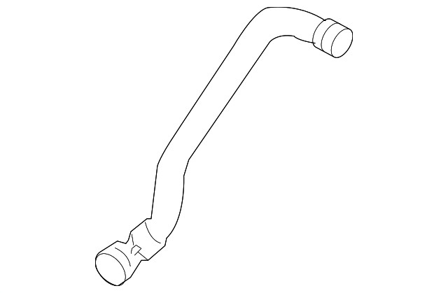 Manguera inferior para Porsche Cayenne 2008-2010 (P/N 955-106-632-10)
