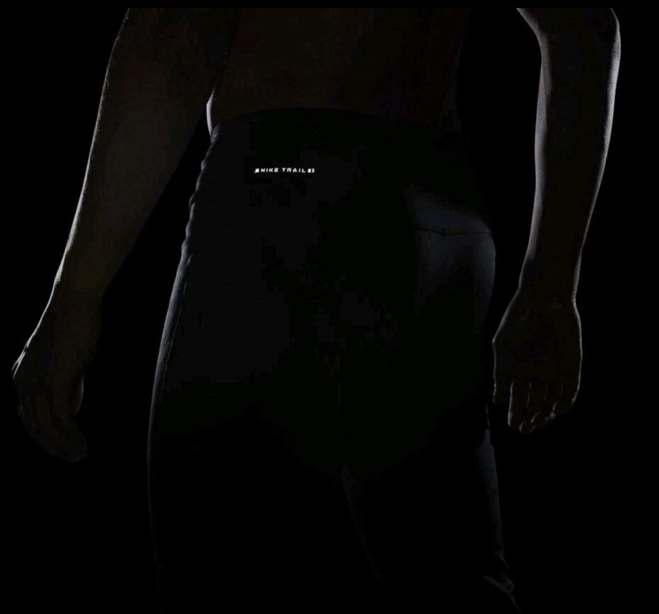 Nike Trail Tight Pants Mens Sz XL Black Running Leggings Zip Pocket FB8599-010 thumbnail 8