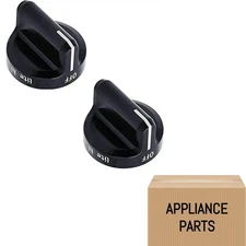 PS2364186-A For Frigidaire Oven Range Top Burner Knob Set of 2 Part # Model