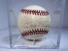 Dave Henderson Signed Baseball -Inscribed 1986, 88, 89, 90 World Series -No COA