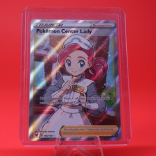 2020 Pokémon Vivid Voltage Full Art 185/185 Pokemon Center Lady on eBay