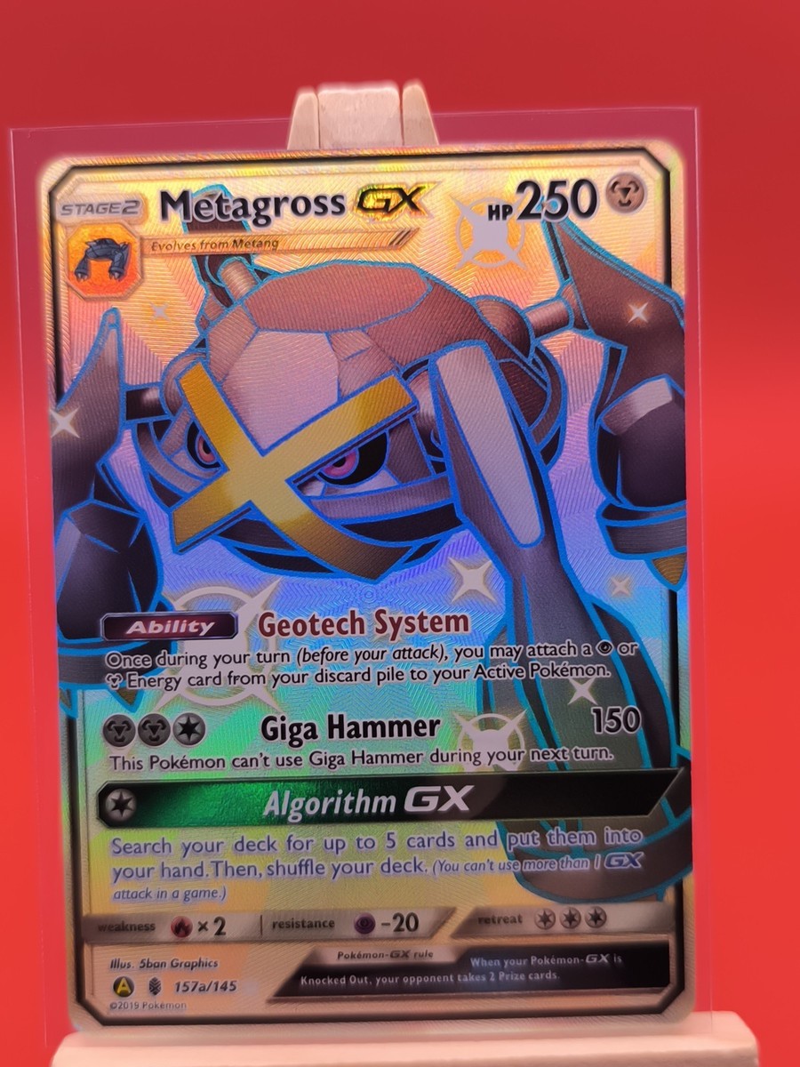 Metagross GX 157a/145 Hidden Fates Ultra Rare Full Art Promo
