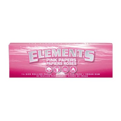 25x Elements Pink 1 1/4 Rolling Papers Bulk Lot New Sealed 25ct 1.25in