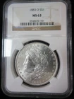 1883-O Morgan Silver Dollar MS63 NGC